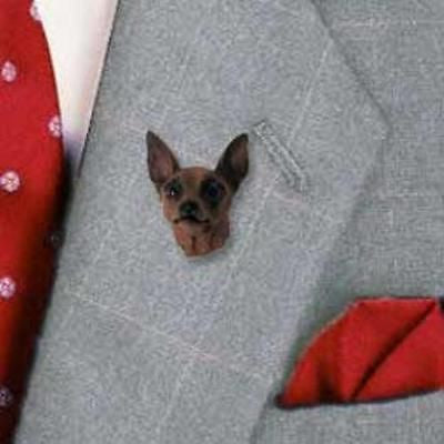 Resin Pin MIN PIN RED Dog Head Resin Hat Pin Tietac Pin Jewelry