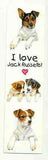 Paper Bookmark JACK RUSSELL Pet Laminated set of 2...Clearance Price