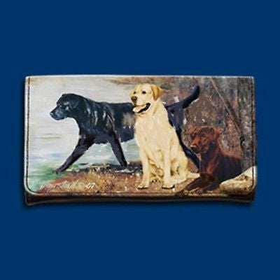 Wallet LABRADOR RETRIEVER Dog Breed Ladies Wallet Checkbook Zippered Coin