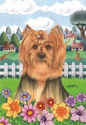 Large Flag Yorkshire Terrier Dog Breed House Flag 28 x 40