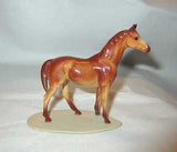 Hagen Renaker SWAPS Famous Racehorse Horse on base Mini Figurine RETIRED