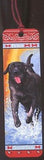 QA BLACK LAB Dog Bookmark w/tassel set of 2 Clearance Price