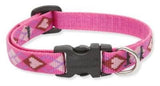 Lupine 1/2" wide PUPPY LOVE Adjustable Nylon Dog Collar size 10-16"