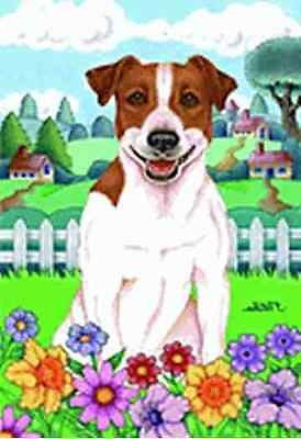 Small Flag Jack Russell Terrier Dog Breed Garden Size Flag made USA