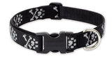 Lupine 1" wide BLING BONZ Adjustable Nylon Dog Collar size 18-31"