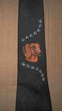 Mens Necktie DACHSHUND RED Dog Breed Polyester Tie....Clearance Priced