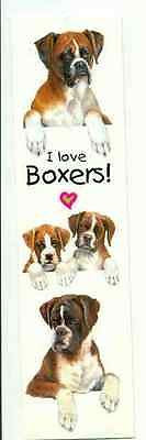 Paper Bookmark BOXER Pet Laminated Paper set of 2...Clearance Price