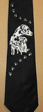 Mens Necktie DALMATIAN Dog Breed Polyester Tie....Clearance Priced