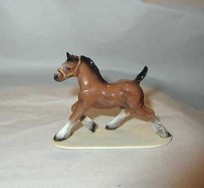 Hagen Renaker 3156 CLYDESDALE FOAL on base RETIRED