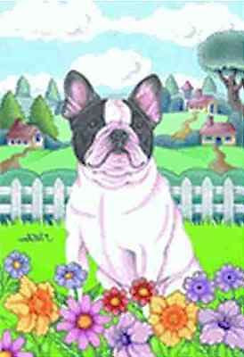 Small Flag French Bulldog Dog Breed Garden Size Flag made USA