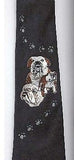 Mens Necktie BULLDOG Dog Breed Polyester Tie....Clearance Priced