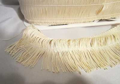 St Louis Trim CREAM Color Fringe Trim 3" wide 2 YRDS CLEARANCE SALE