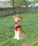 Quality Glass CHIHUAHUA III Blown Glass Dog Breed Christmas Ornament