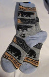 Wildlife Animal BEAR EYES Adult Socks size Medium 6-11