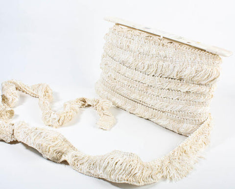Decorative Cream Mix Fringe Trim 2 1/2" wide 3 YRDS CLEARANCE SALE