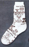 Adult Medium MUTTS RULE Footwear Dog Socks 6-11...Clearance Priced