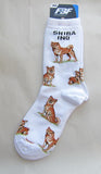 Adult Medium SHIBA INU Dog Breed Poses Footwear Dog Socks 6-11