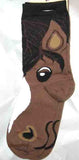 Horse Adult Socks CARTOON HORSE Silly Horse size Medium Made in USA