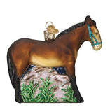 Old World Christmas MULE Blown Glass Ornament Retired 2022 w/OldWC box