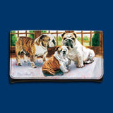Wallet BULLDOG Dog Breed Tri-fold Wallet Checkbook...Clearance Priced
