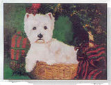Eight Card Pack WESTHIGHLAND TERRIER Dog Breed Christmas Cards