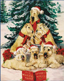 Eight Card Pack WHEATEN TERRIER Dog Breed Christmas Cards