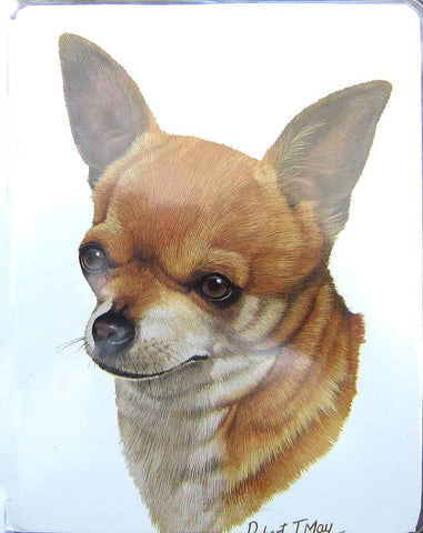 Retired Dog Breed CHIHUAHUA Vinyl Softcover Address Book by Robert May