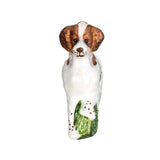Old World Christmas BRITTANY Blown Glass Dog Xmas Ornament