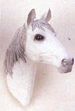 CLEARANCE...Frig Magnet Horse Head WHITE Resin Head Magnet