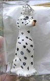 Fine Quality DALMATIAN Blown Glass Xmas Ornament...Clearance Priced