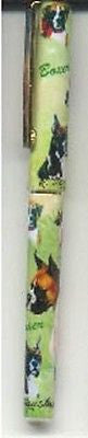 Writing Pen BOXER Dog Breed Smooth Rollerball Black Ink Pen