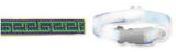 Lupine 1/2" wide ATLANTIS Adjustable Dog Collar Size 6-9" RETIRED PATTERN
