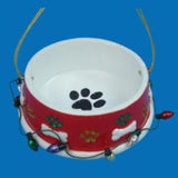 Resin 3-D DOG BOWL DOG DISH Christmas Tree Ornament...Clearance Priced