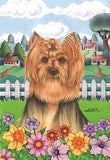 Large Flag Yorkshire Terrier Dog Breed House Flag 28 x 40