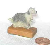 Mini Dog Figurine ENGLISH SETTER Resin Figurine by Arista...Clearance Priced