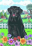 Small Flag Labrador Retriever Dog Breed Garden Size Flag made USA