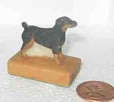 Mini Dog Figurine DOBERMAN Mini Resin Figurine by Arista...Clearance Priced