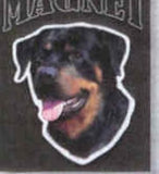 Car Magnet ROTTWEILER Dog Breed Die-cut Vinyl...Clearance Priced