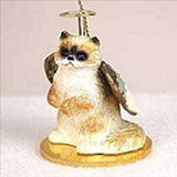 Small RAGDOLL CAT Angel w/wings Resin Christmas Tree Ornament