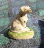 Mini Dog Figurine DALMATIAN Sitting Resin Figurine by Arista...Clearance Priced