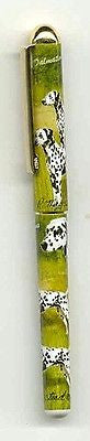 Writing Pen DALMATIAN Dog Breed Smooth Rollerball Black Ink Pen