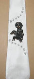 Mens Necktie DACHSHUND BLK/TAN Dog Breed Polyester Tie....Clearance Priced