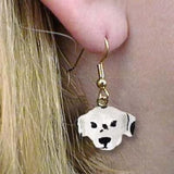 Dangle Style DALMATIAN Dog Head Resin Earrings Jewelry