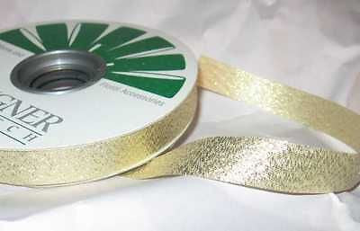 Designer Dispatch Gold Metallic 5/8" Ribbon/Trim 4 YRDS CLEARANCE SALE