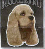 Car Magnet COCKER SPANIEL Dog Breed Die-cut Vinyl...Clearance Priced