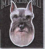 Car Magnet SCHNAUZER Dog Breed Die-cut Vinyl...Clearance Priced
