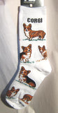 Adult Medium WELSH CORGI Dog Breed Poses Footwear Dog Socks 6-11