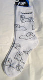 Adult Medium HAVANESE Dog Breed Poses Footwear Dog Socks 6-11