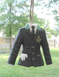 ENGLISH RIDING JACKET Black Resin Christmas Ornament...Clearance Priced