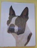 Retired Dog Breed BOSTON TERRIER Vinyl Softcover Address Book by Robert May